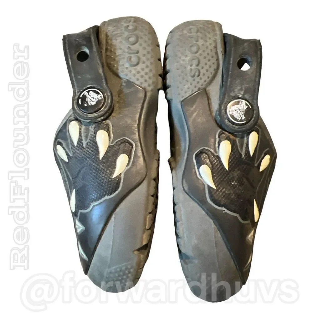 Crocs Boys' Child Black Panther Fun Lab Clog Size C9
